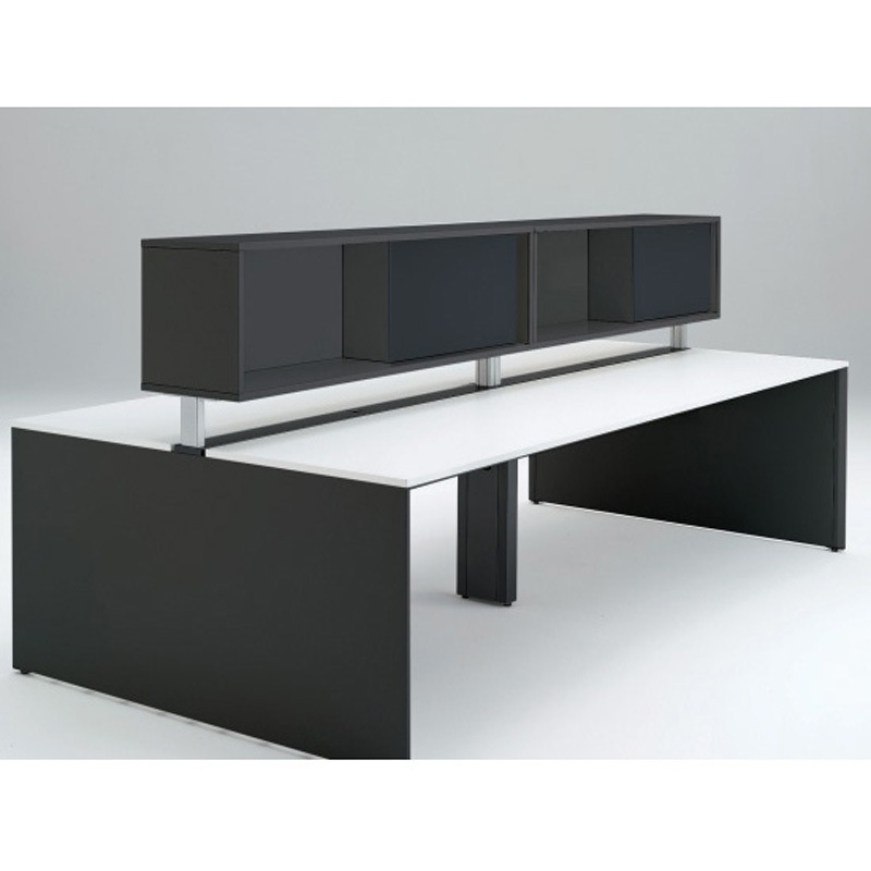 CLR-245NDR-T1W2 インターリンクR フロントキャビネット オープンタイプ(両面タイプ用) ロータイプ W2400 布地FR<配送時組立サービス付> 1枚 イトーキ 【通販モノタロウ】