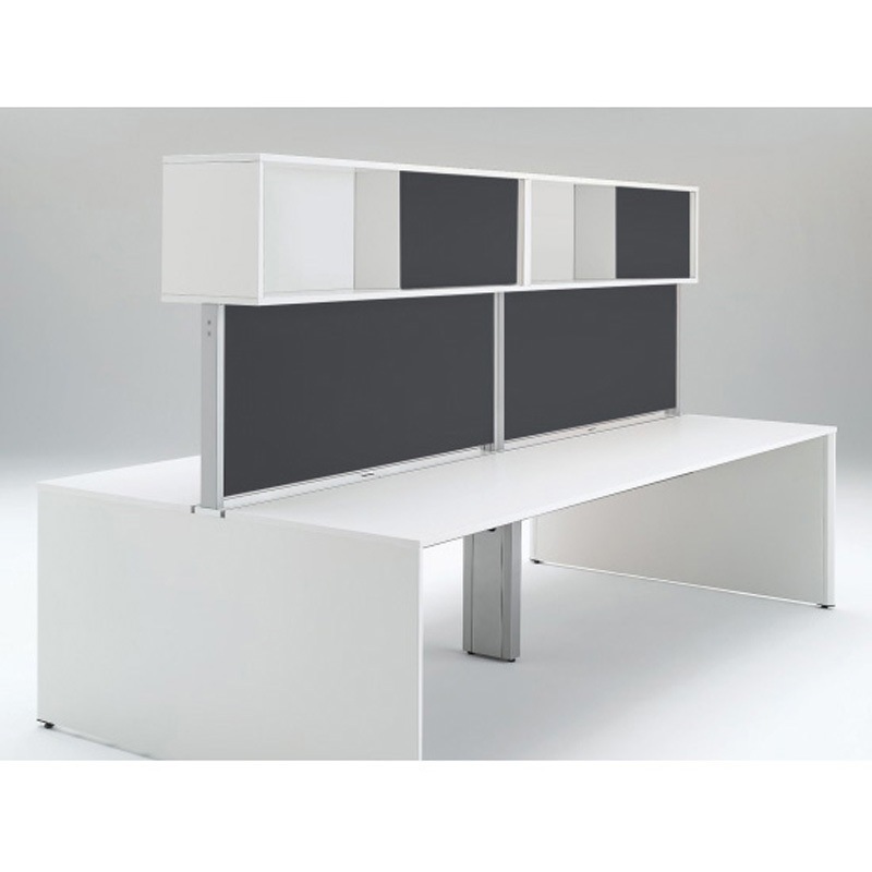 CLR-149NDC-W9W2 インターリンクR フロントキャビネット オープンタイプ(両面タイプ用) ハイタイプ W1400 布地FR<配送時組立サービス付> 1枚 イトーキ 【通販モノタロウ】