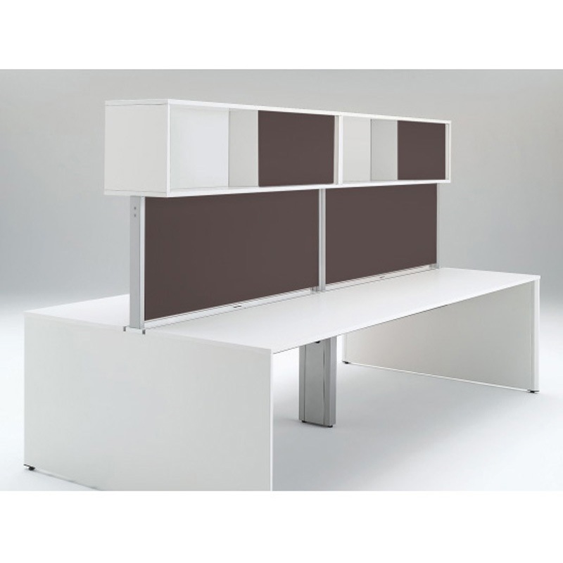 CLR-249NDC-W9H4 インターリンクR フロントキャビネット オープンタイプ(両面タイプ用) ハイタイプ W2400 布地FR<配送時組立サービス付> 1枚 イトーキ 【通販モノタロウ】