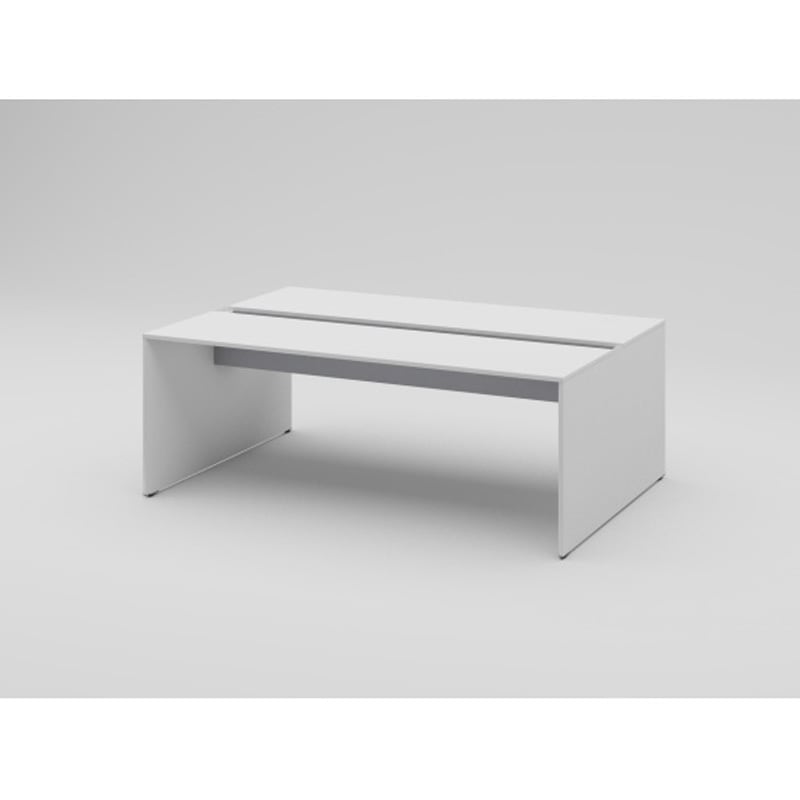 CLR-202GES-W9W9 インターリンクR パネル脚・両面単独型 W2000×D1200<配送時組立サービス付> イトーキ ホワイト色 高さ720mm  CLR-202GES-W9W9 104,900円