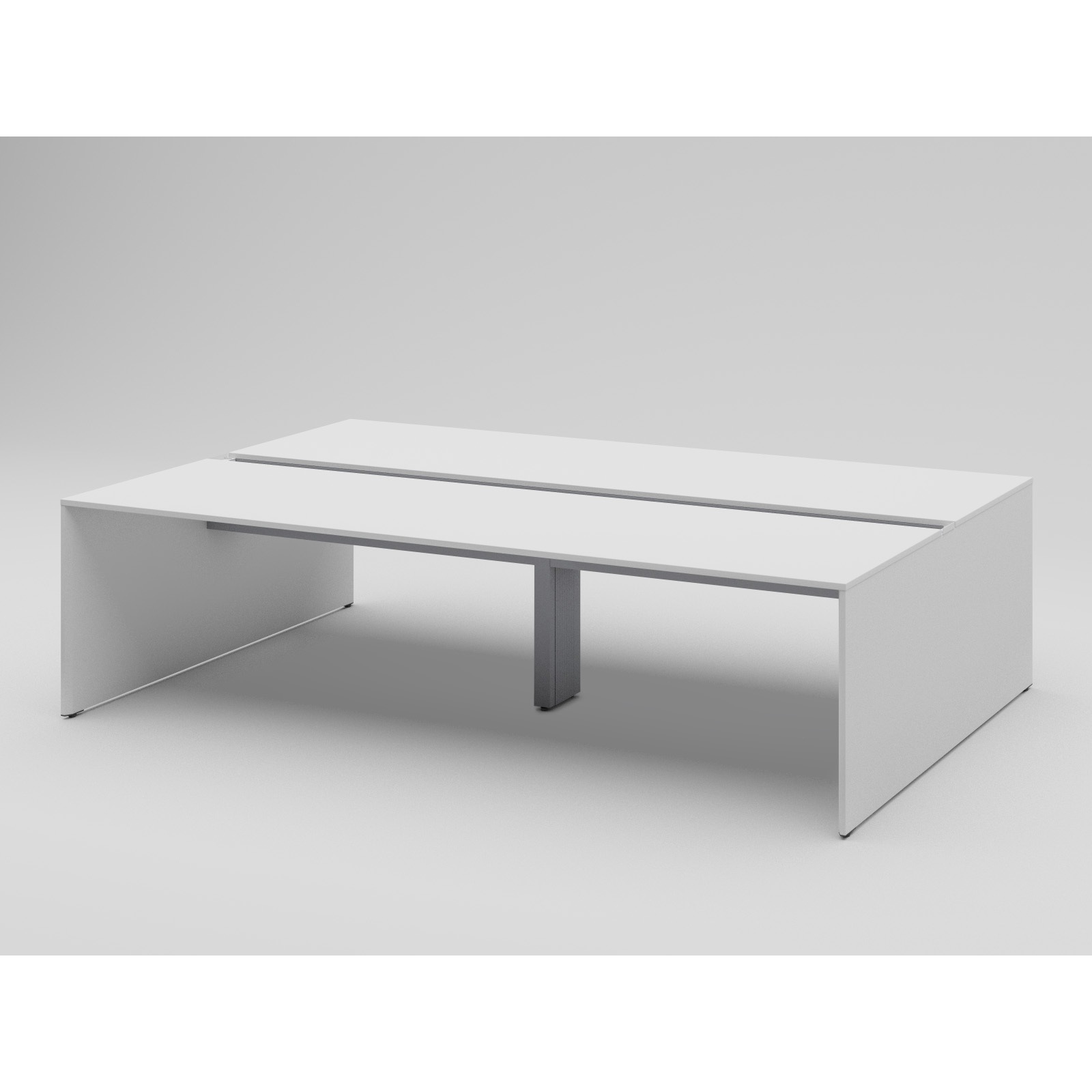 CLR-286GES-W9W9 インターリンクR パネル脚・両面単独型 W2800×D1600<配送時組立サービス付> イトーキ ホワイト色 高さ720mm  CLR-286GES-W9W9