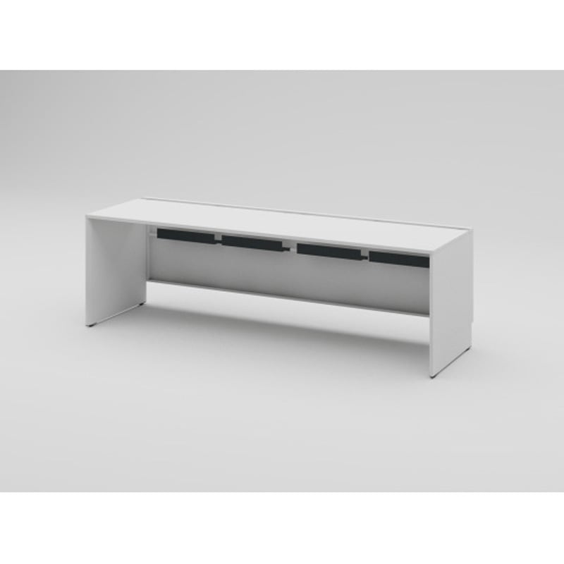 CLR-246GLS-W9W9 インターリンクR パネル脚・片面単独型 W2400×D630<配送時組立サービス付> イトーキ ホワイト色 高さ720mm  CLR-246GLS-W9W9