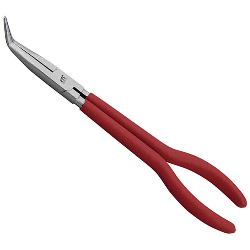 PS6-304A ロングノーズペンチロングタイプ(アングル) 1個 KTC 【通販モノタロウ】