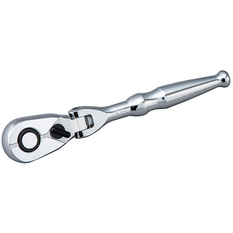 BR390F 9.5sq.フレックスラチェットハンドル KTC 全長180mm  BR390F