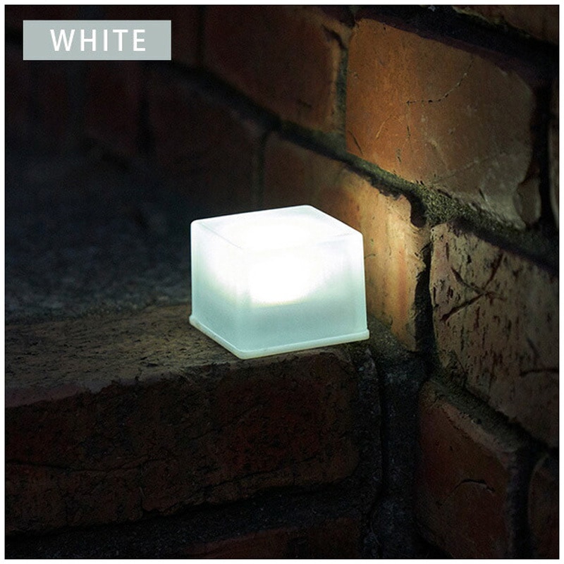 WLL-1026A(WH) LEDソーラーライト すりガラスタイプ piccolo(ピッコロ