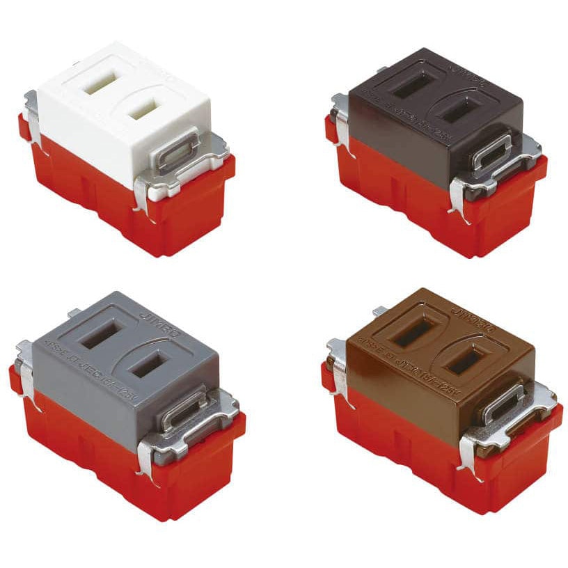 JEC-BN-5F-SB 埋込コンセント 1個 LAMP(スガツネ工業) 【通販モノタロウ】