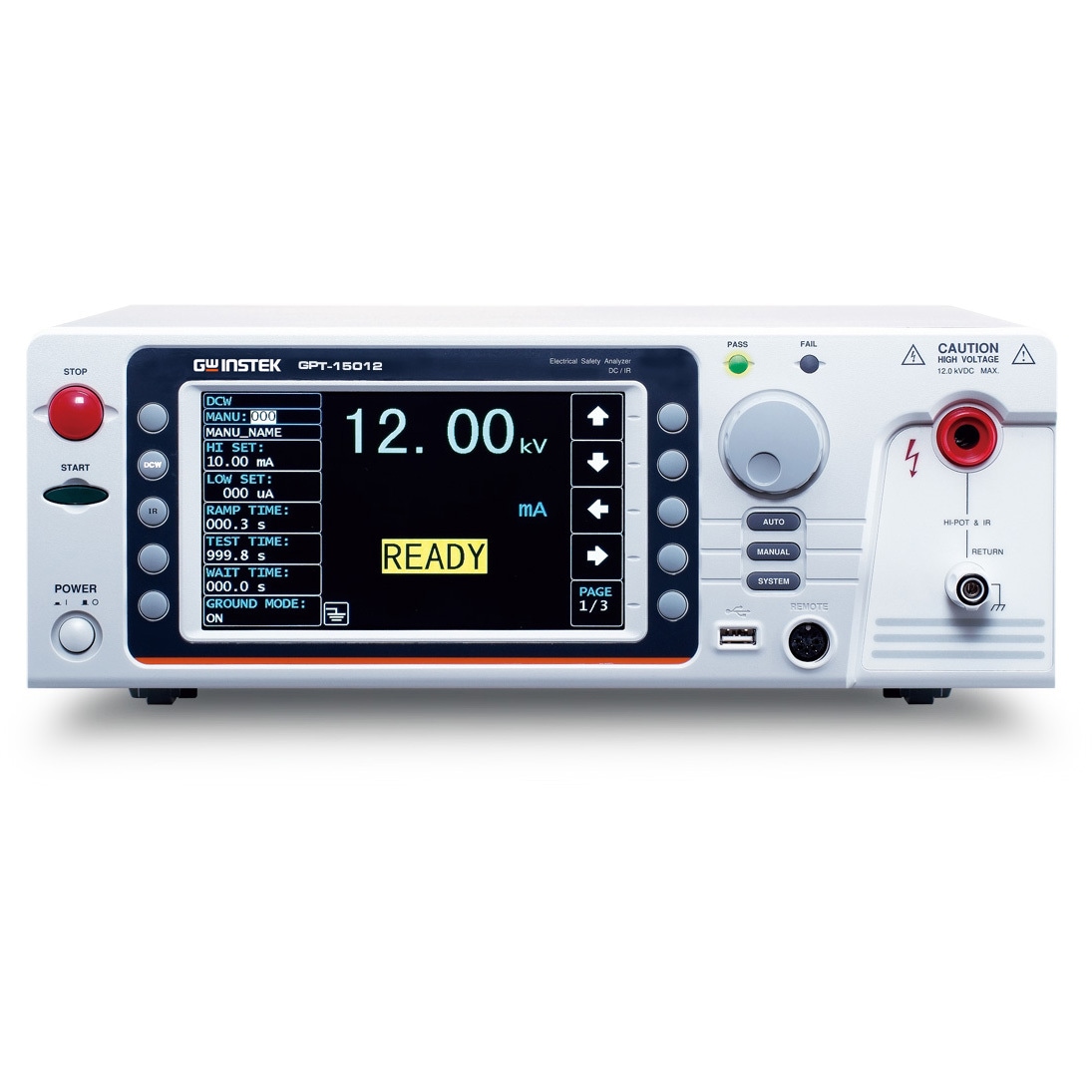 GPT-15012 安全規格試験器 1個 テクシオ・テクノロジー(GW INSTEK) 【通販モノタロウ】