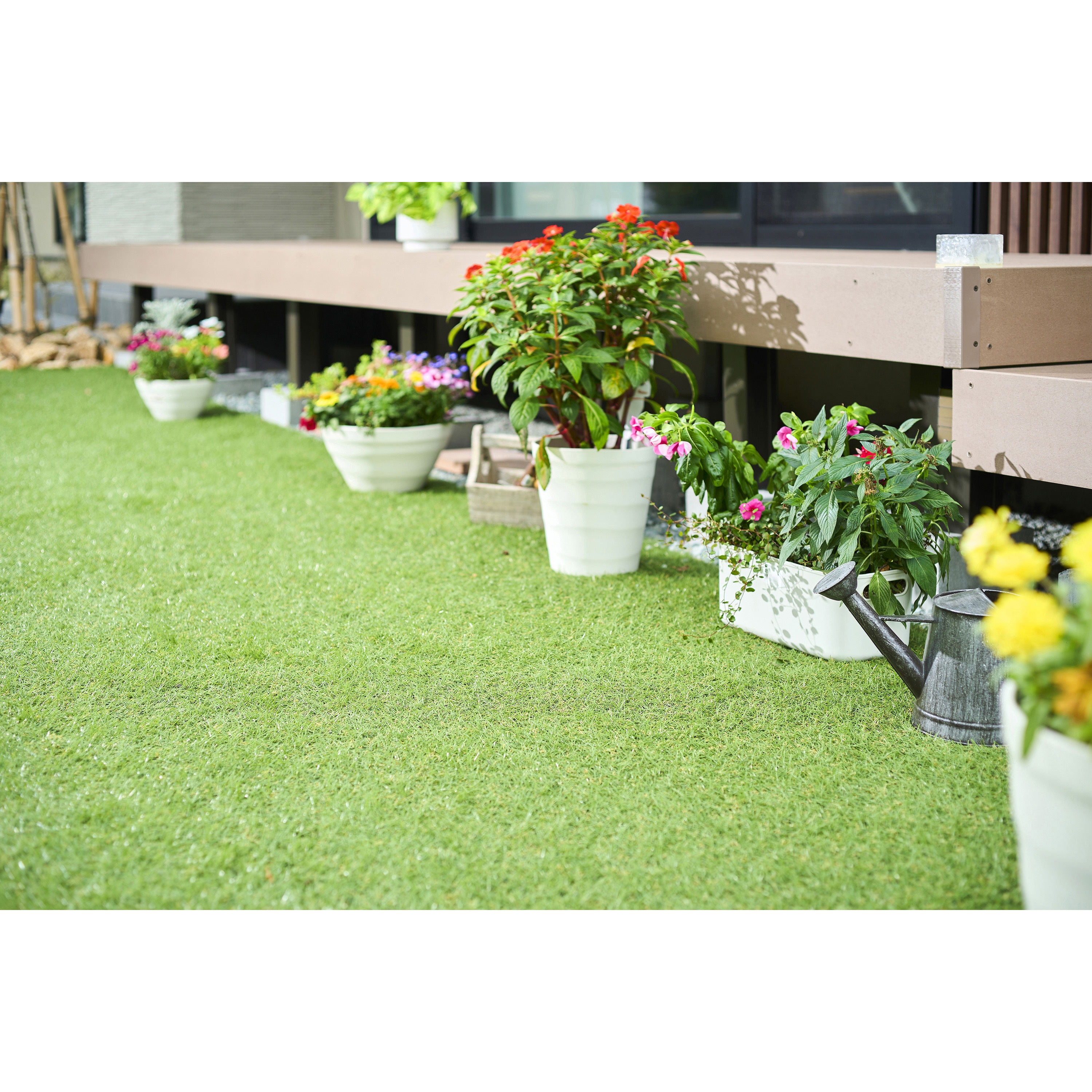 人工芝 ロール 2m×4m アイリスオーヤマ リアル防草人工芝 ゴルフ