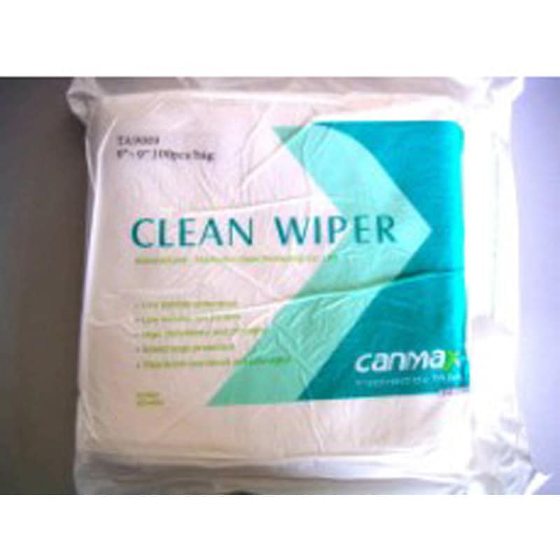 9”x9”TA9009ポリエステルワイパークラス10仕様100枚×12袋 クリーンワイパー 1箱(1200枚) Canmax Ultra Clean Technology 【通販モノタロウ】