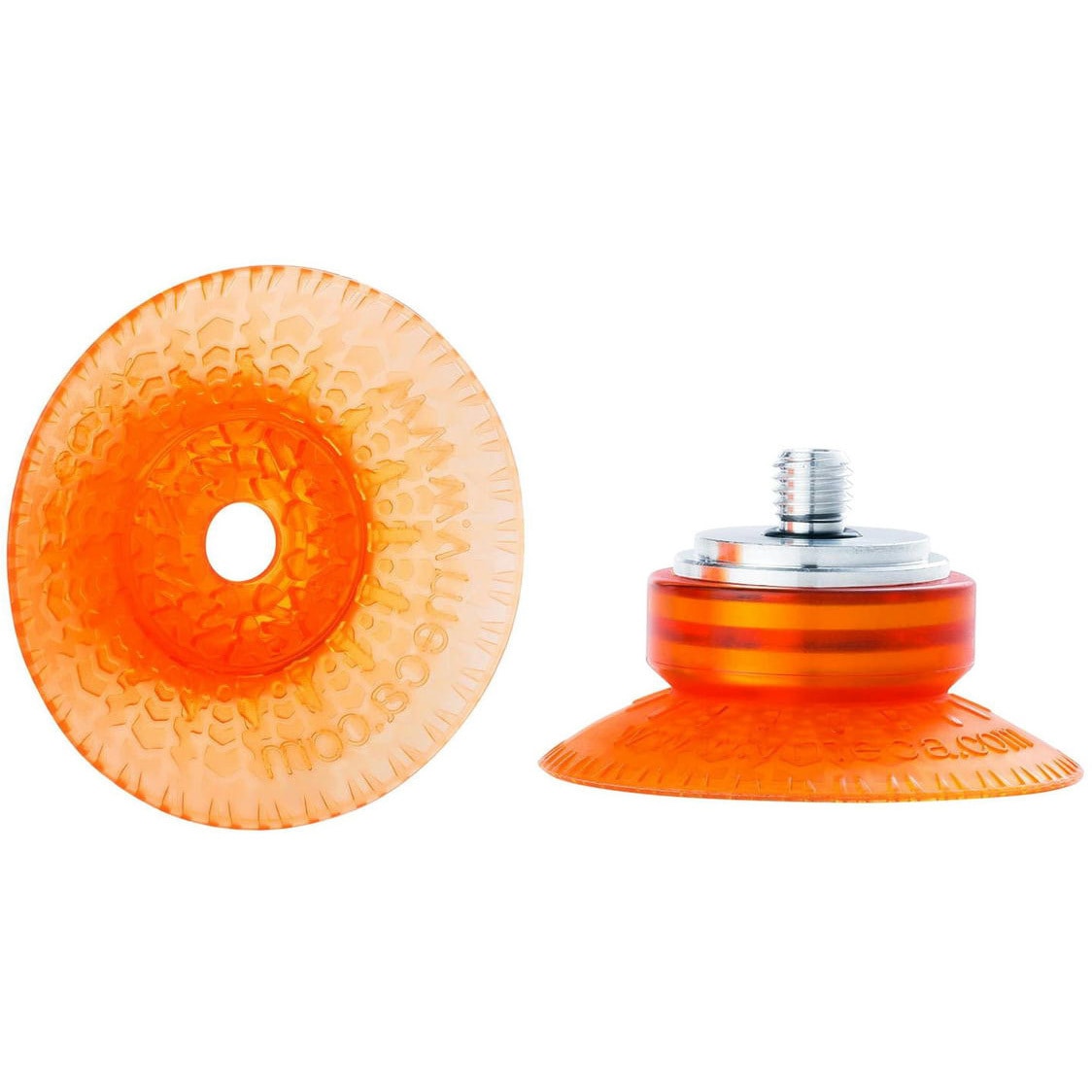 VDF60-PU-14M 真空パッド VDFシリーズ(深形&フラット&カーブ) 金具付き VMECA ポリウレタン パッド径62mm  VDF60-PU-14M