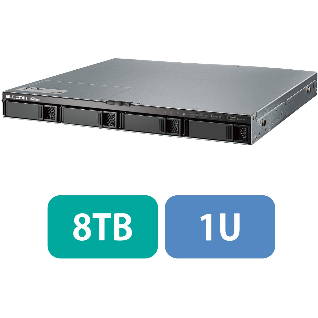 NSB-74R08TS22 NAS Windows Server IoT 2022 for Storage搭載 Atom 4
