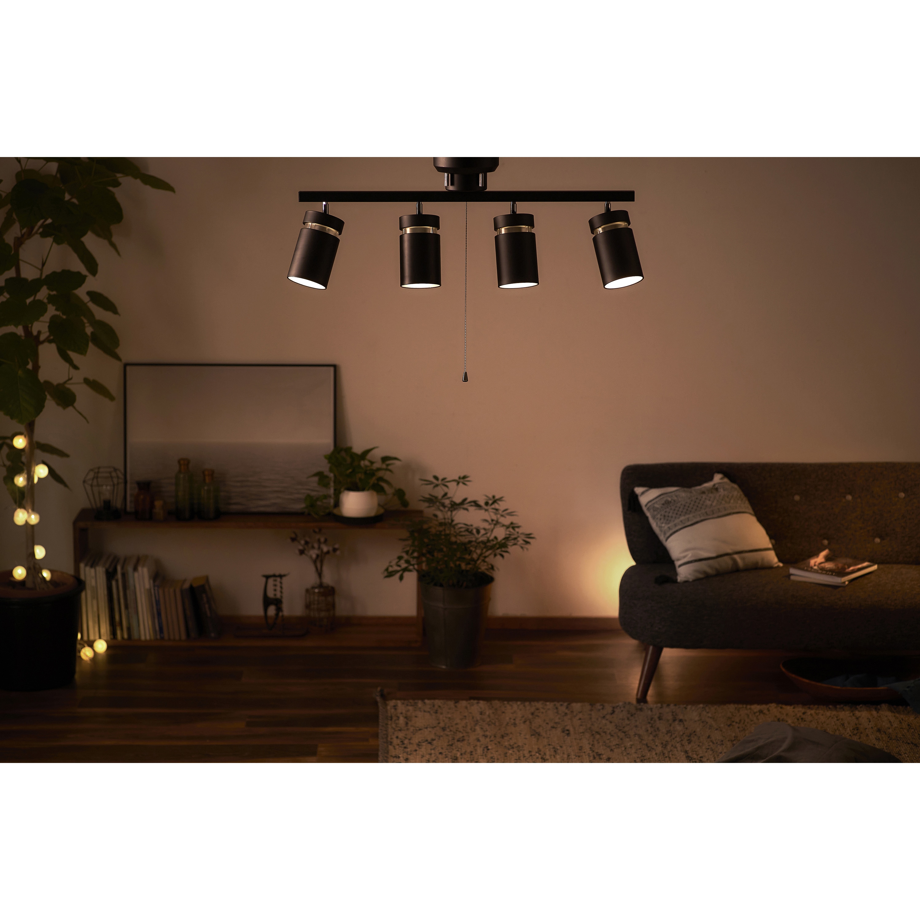 アイリス・ライラック 4枚 CE4LA-22SS-MB 4灯シーリングライト ストレート形 アイリス