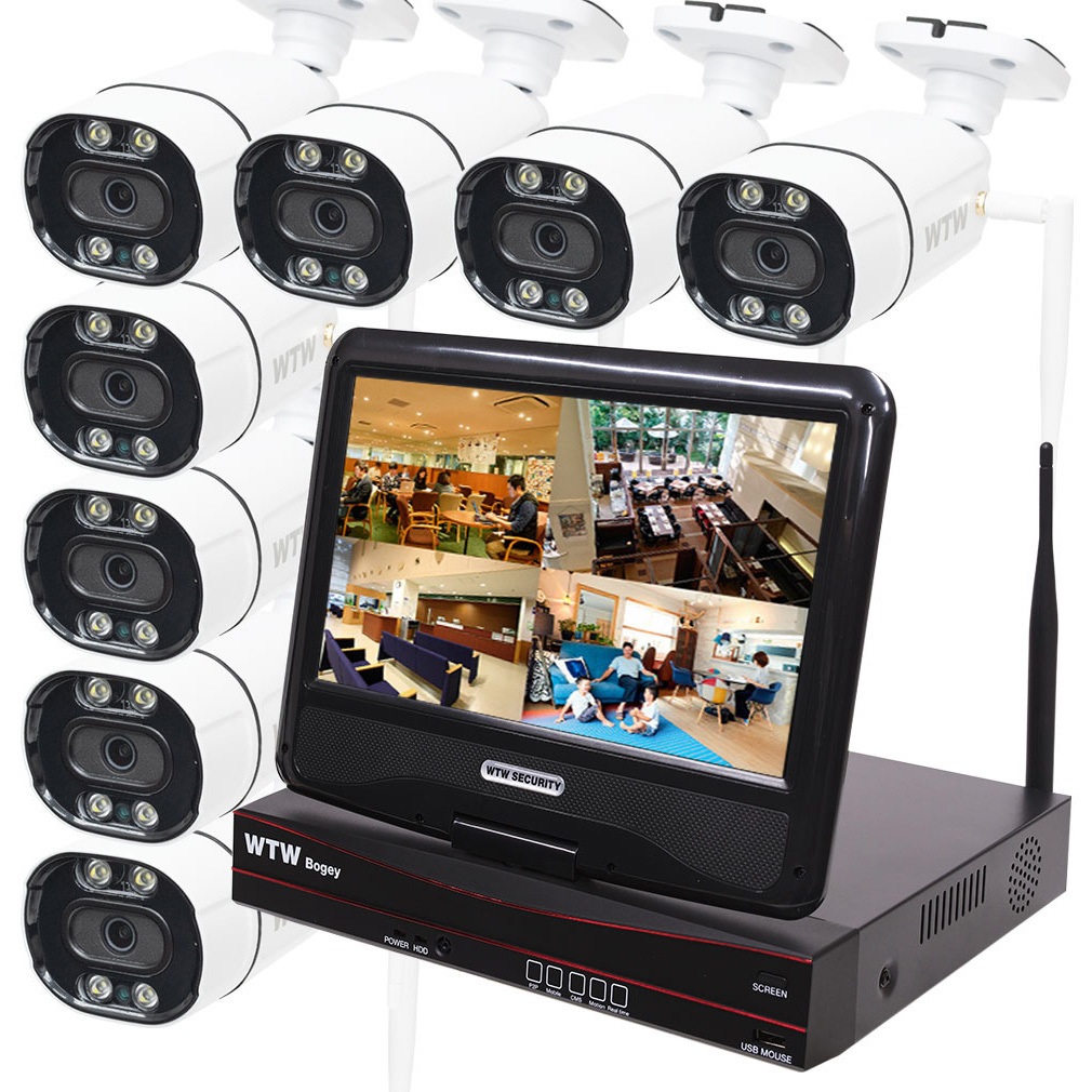 WTW 10CH 12インチ Wi-Fi NVR 1TB WTW 10CH 12インチ Wi-Fi NVR 1TB