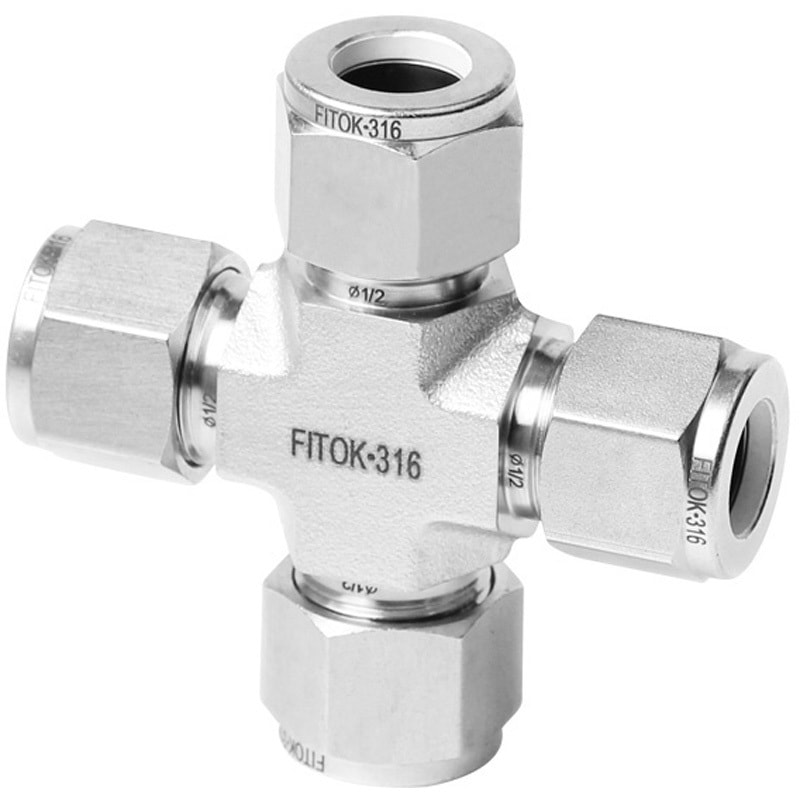 SS-C-FL4 6Dシリーズ継手 ユニオンクロス 1個 FITOK 【通販モノタロウ】