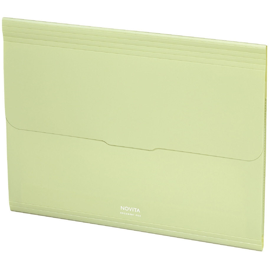 フ-NV950G ポケットが大きく開く書類ファイル・A4・6P コクヨ リーフ