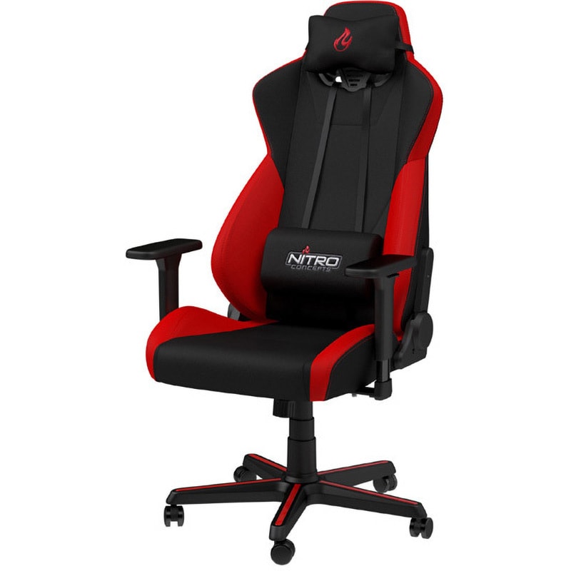 NC-S300PRO-BR NitroConcepts S300Pro ゲーミングチェア noblechairs ブラック/レッド色  高さ1225～1320mm幅670mm奥行556mm - 【通販モノタロウ】