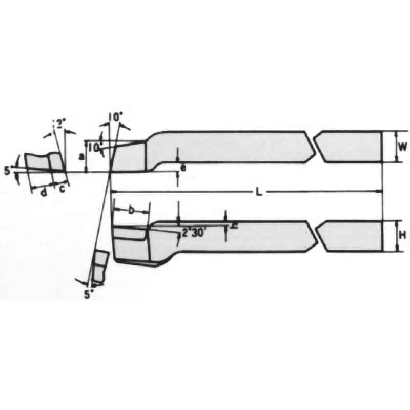 13R-2 付刃バイト 旋削用13形R片刃バイト 高周波精密 1本 13R-2 - 【通販モノタロウ】