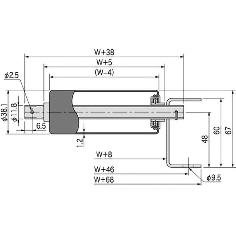 セントラル　スチールローラコンベヤＭＲ３８１２　３００Ｗ×１００Ｐ×９０° （品番:MR3812-301090）（注番8584545）・（法人・事業所限定,直送元） スチールローラコンベヤ・中荷重用MRZ3812 | セントラルコンベヤー株式会社