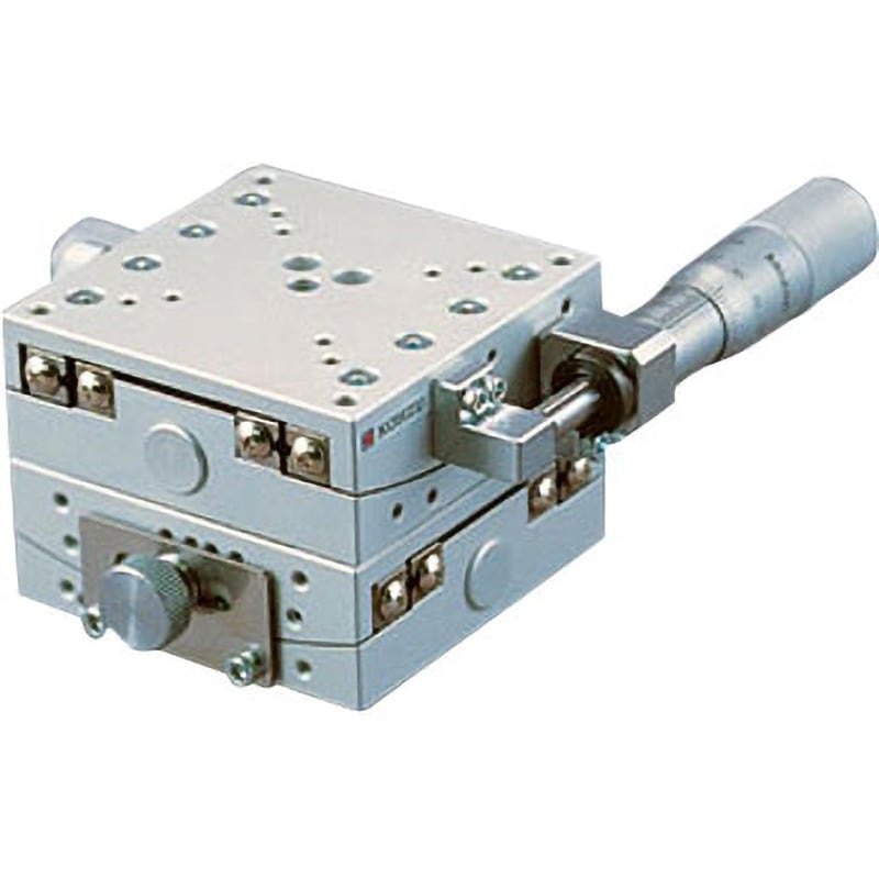 ST07A-S1L 手動2軸スイベル(ゴニオ)ステージ 神津精機 テーブル長さ70mmテーブル幅70mm  ST07A-S1L