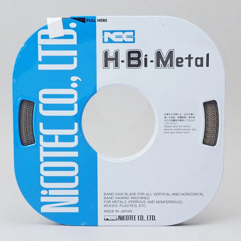 C-BM 10×10T 0.90 バンドソーブレード ハイスバイメタル(コイル) ニコテック 幅10mm長さ16m