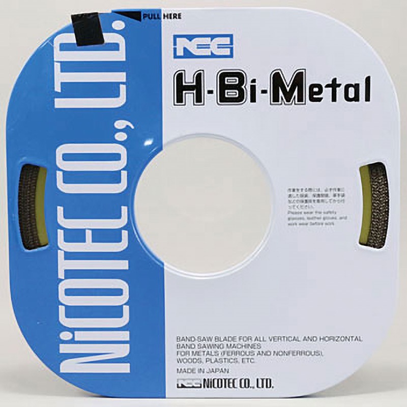 C-BM 5×12T 0.64 バンドソーブレード ハイスバイメタル(コイル) ニコテック 幅5mm長さ16m