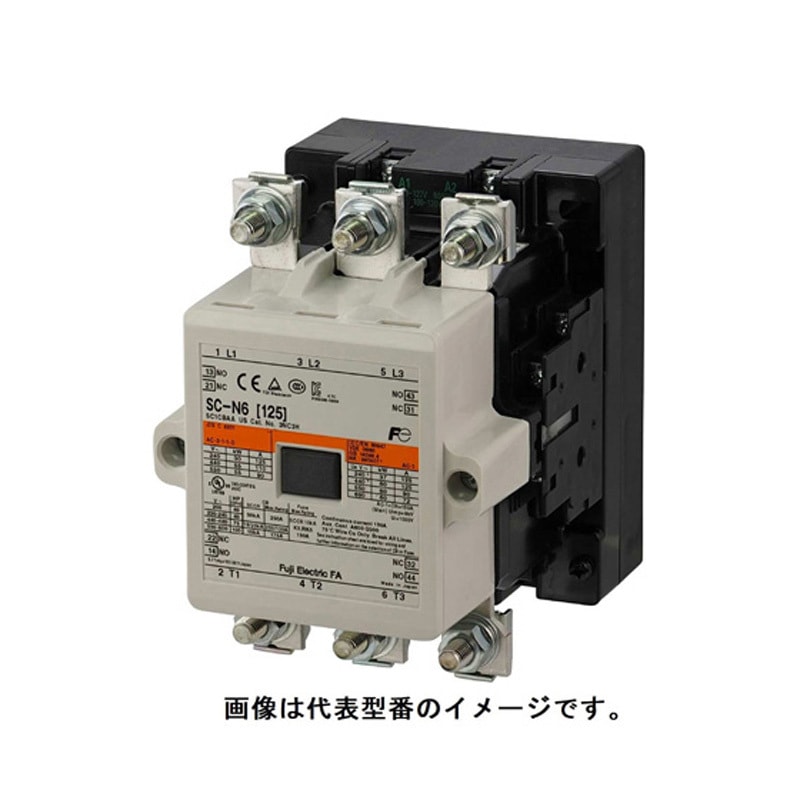 SC-N6 コイル100V 標準形電磁接触器 SCシリーズ 1個 富士電機 【通販 