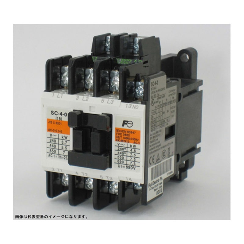 SC-4-0 コイルAC100V 1A 標準形電磁接触器 SCシリーズ 1個 富士電機 【通販モノタロウ】 7,998円