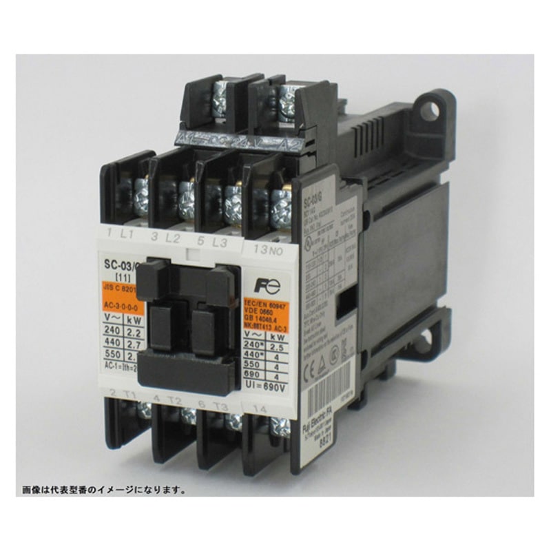 SC-03/G コイルDC24V 1A 直流操作形電磁接触器 SCシリーズ 1個 富士電機 【通販モノタロウ】