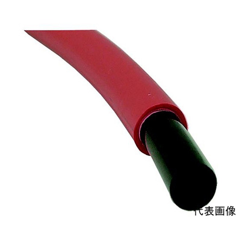 LE-6 R 20m エルフレックス スパッタ防止用二重管チューブ 赤 LE-6 Rシリーズ 1本 千代田通商 【通販モノタロウ】