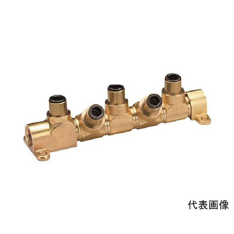 UF03-F10-5P ユニホールドタッチコネクターFUJIタイプ 口径横3/8 UF03-Fシリーズ 1個 千代田通商 【通販モノタロウ】