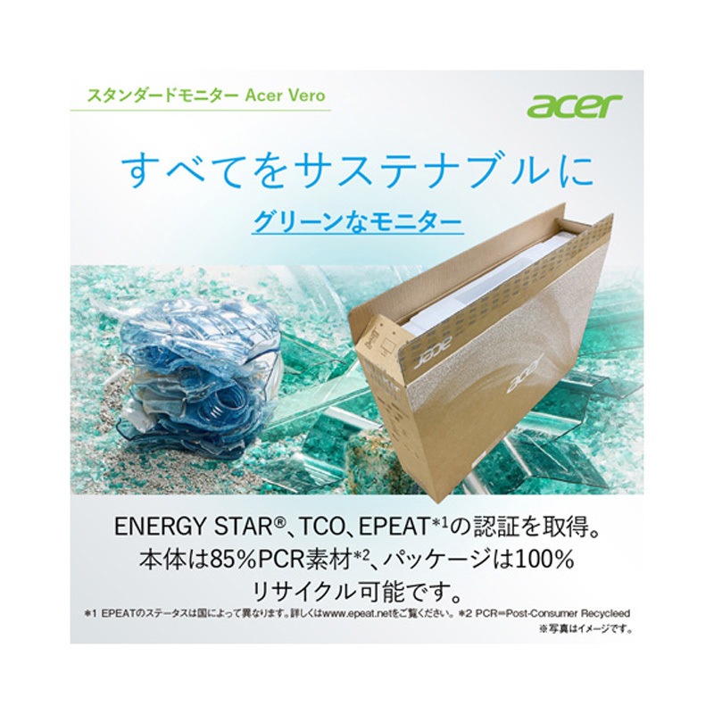 RL242Yymiixv 液晶ディスプレイ ワイド 1920×1080 フルHD 1台 Acer