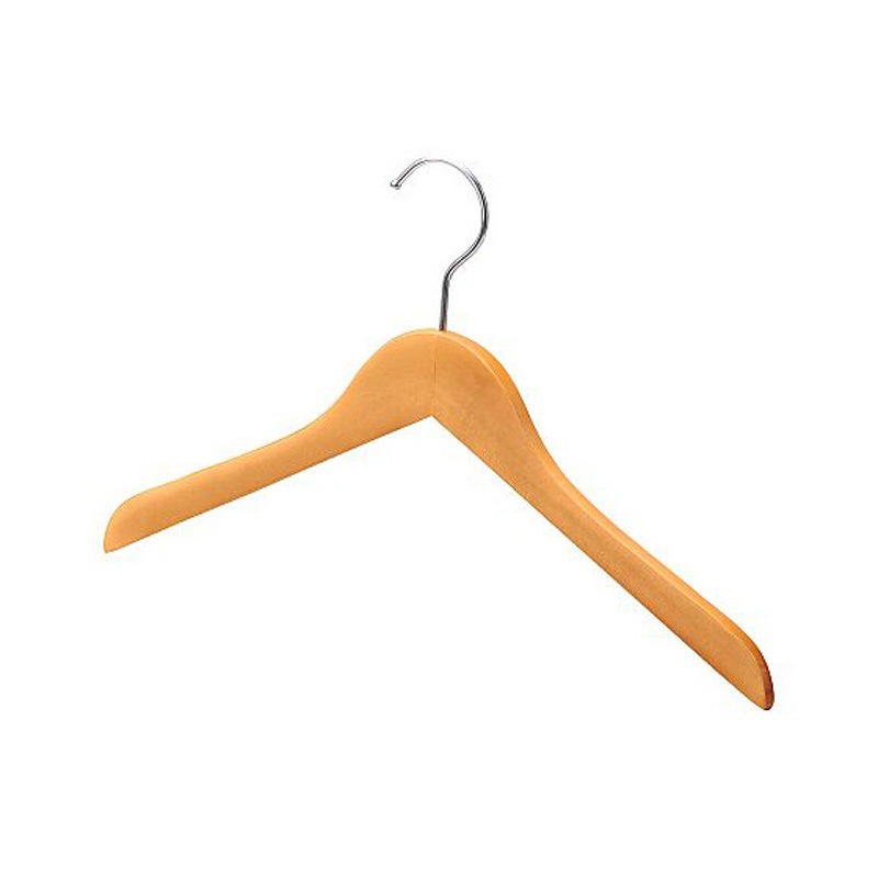 61-799-17-3 木製ハンガー ナチュラル 平型 メープル 61-799-17シリーズ 1セット(60本) アズワン 【通販モノタロウ】