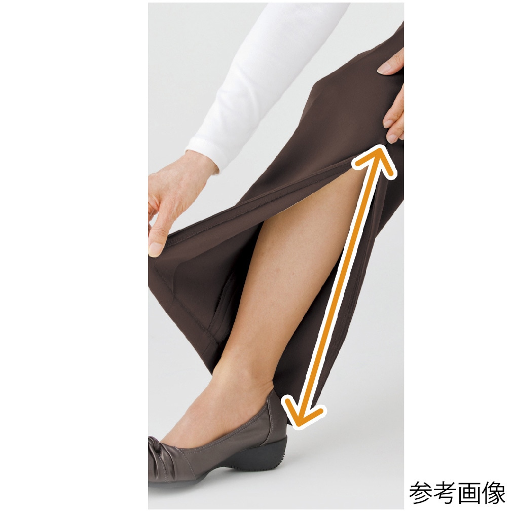 98563 婦人ナノヒーティング裾ファスナーパンツ 98563シリーズ 1枚