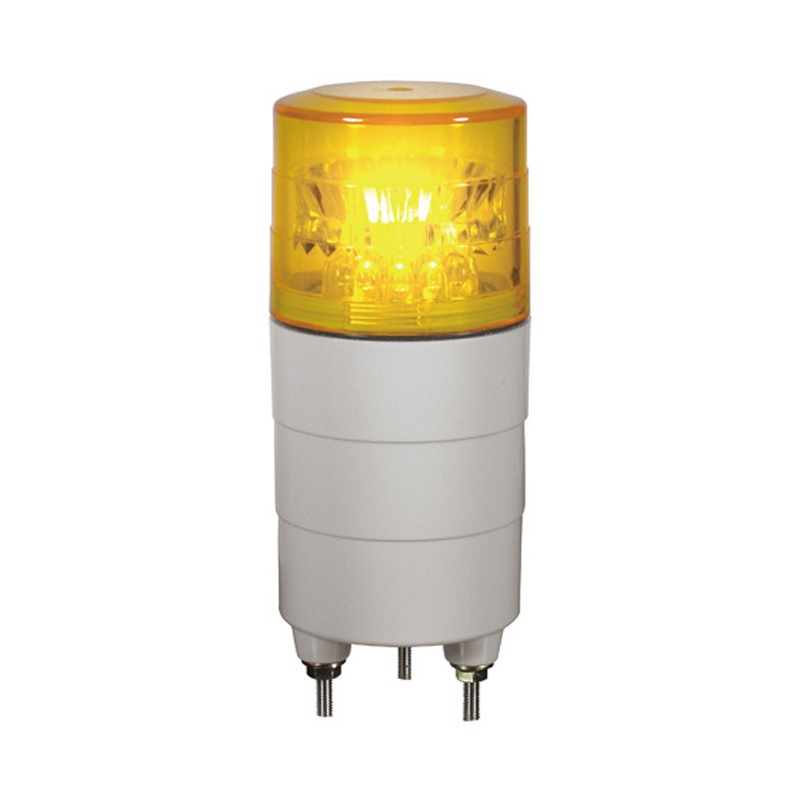 VL04M-D24BY 小型回転灯Φ45 ニコミニ DC12～24V VL04M-D24シリーズ 1個 日恵製作所 【通販モノタロウ】