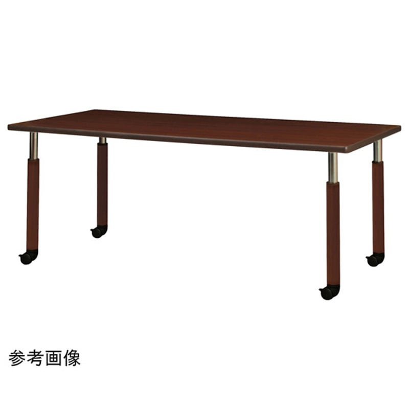 VMRT-W1890(DBR) 抗ウィルス昇降式テーブル キャスター脚 VMRT-Wシリーズ 1台 弘益 【通販モノタロウ】