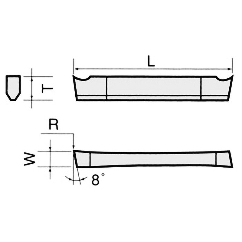 JCGN200FR J740 チップ JCGN 1箱(10個) タンガロイ 【通販モノタロウ】