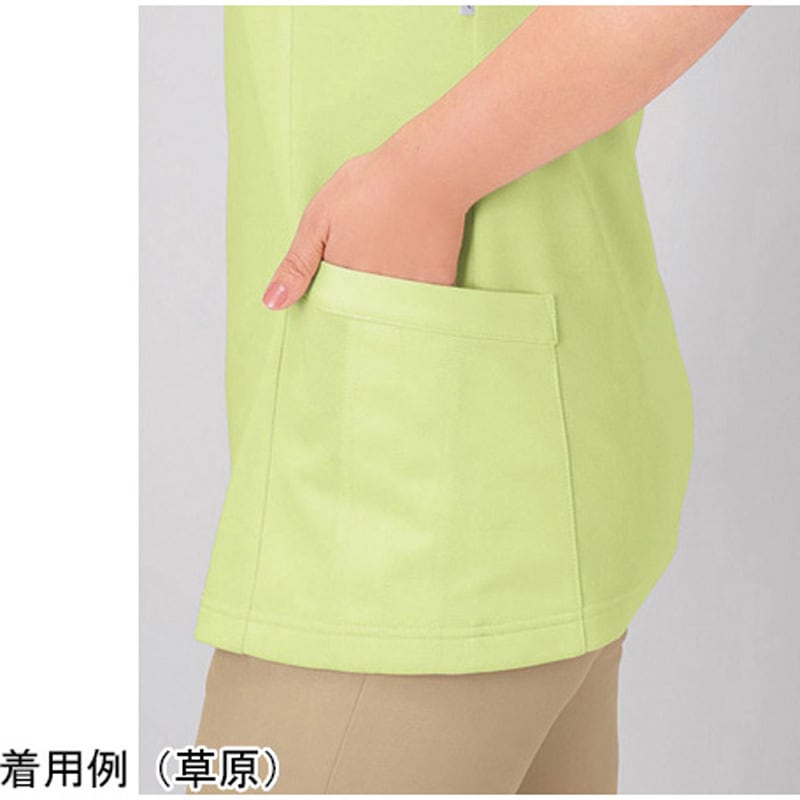 EWB386 ENJOY 長袖リボンブラウス Softkarseystretch ブルー EWB386シリーズ 1枚 カーシーカシマ 【通販モノタロウ】