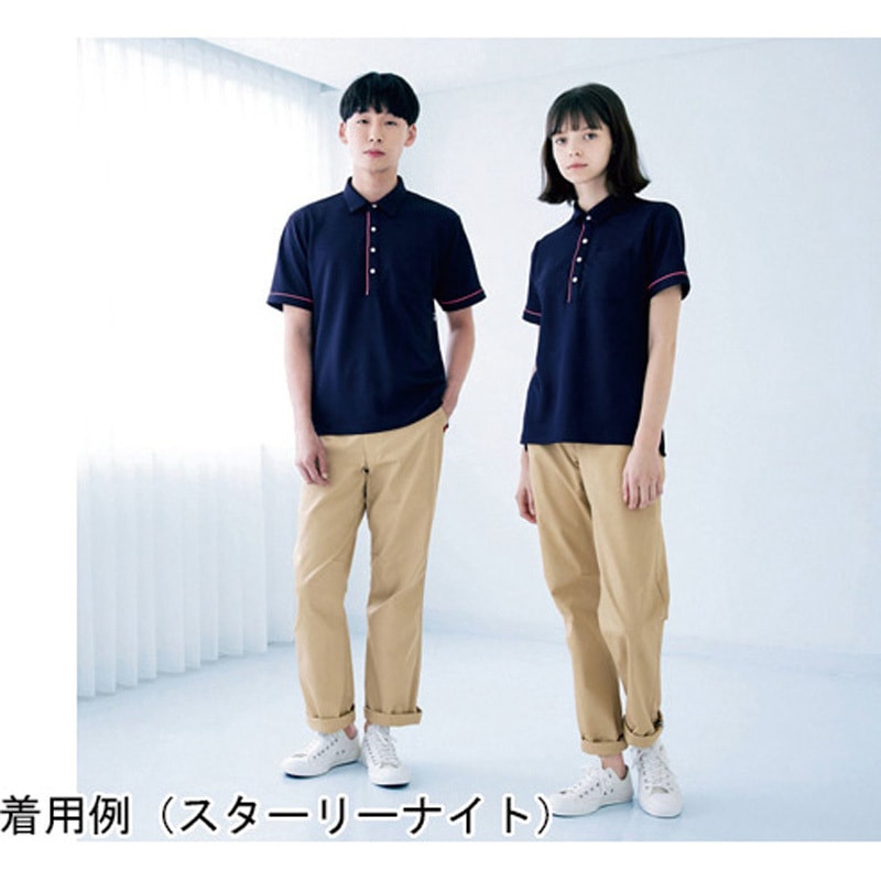 さな HSP003 HEARTGREEN 半袖ポロシャツ クリアスカイ HSP003シリーズ 1枚
