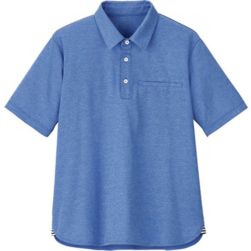 HSP017 HEARTGREEN 台襟つきポロシャツ レイクブルー HSP017シリーズ 1枚 カーシーカシマ 【通販モノタロウ】