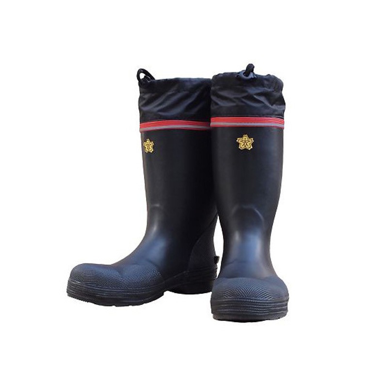 HY41100 カバー付き消防団安全ゴム長靴 HY41100シリーズ 1足 消防