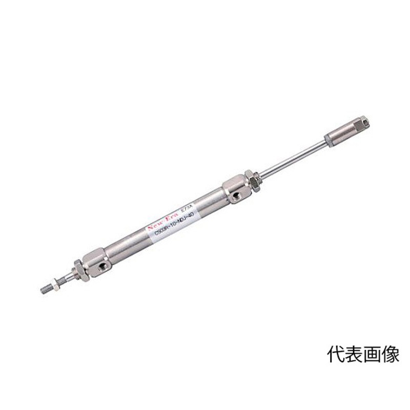 CA03R-16-NDJ-40 押側ストローク調整機構付シリンダ CA03R-16-NDJシリーズ 1個 New-Era(ニューエラー) 【通販モノタロウ】