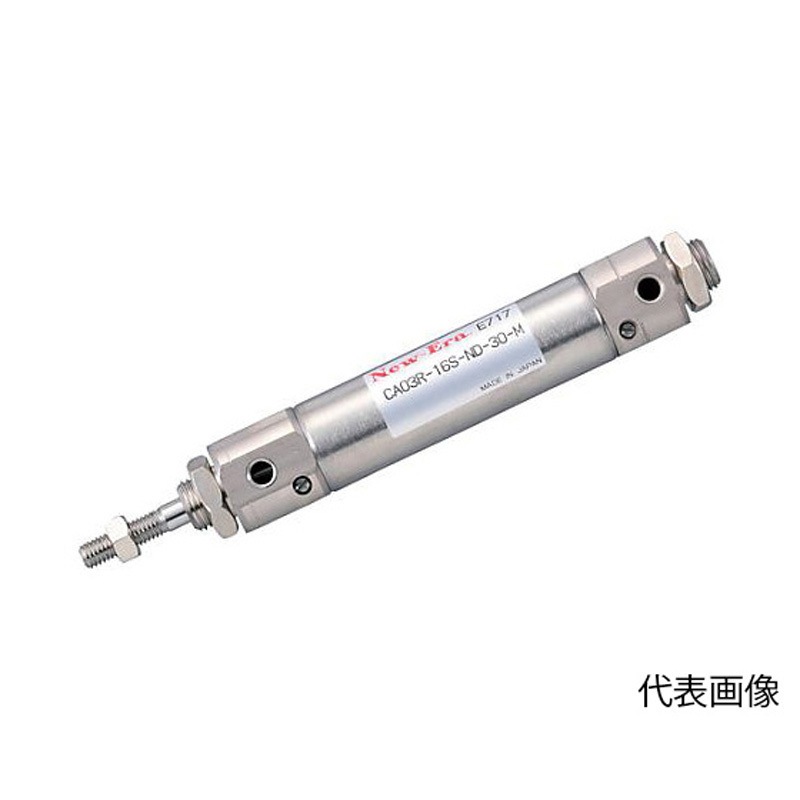 CA03R-16S-PD-185 スピードコントローラー付シリンダΦ16ストローク CA03R-16S-PDシリーズ 1個 New-Era(ニューエラー) 【通販モノタロウ】