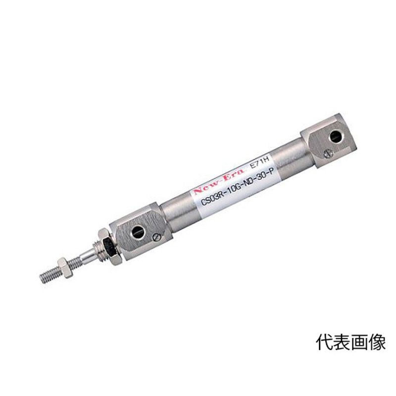 CS03R-10G-ND-100-M-ZC253B1 エアクッション内蔵シリンダΦ10 CS03R-10G-ND-100-Mシリーズ 1個 New-Era(ニューエラー) 【通販モノタロウ】