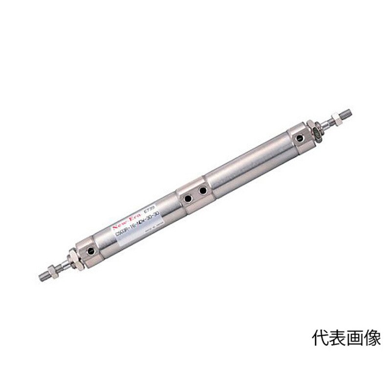 CS03R-10-NDW-60+35-ZC201B2 デュアルストロークシリンダΦ10mm複動基本形st60mm+st35mmマグネット CS03R-10-NDW-60+35シリーズ 1個 New-Era(ニューエラー) 【通販モノタロウ】
