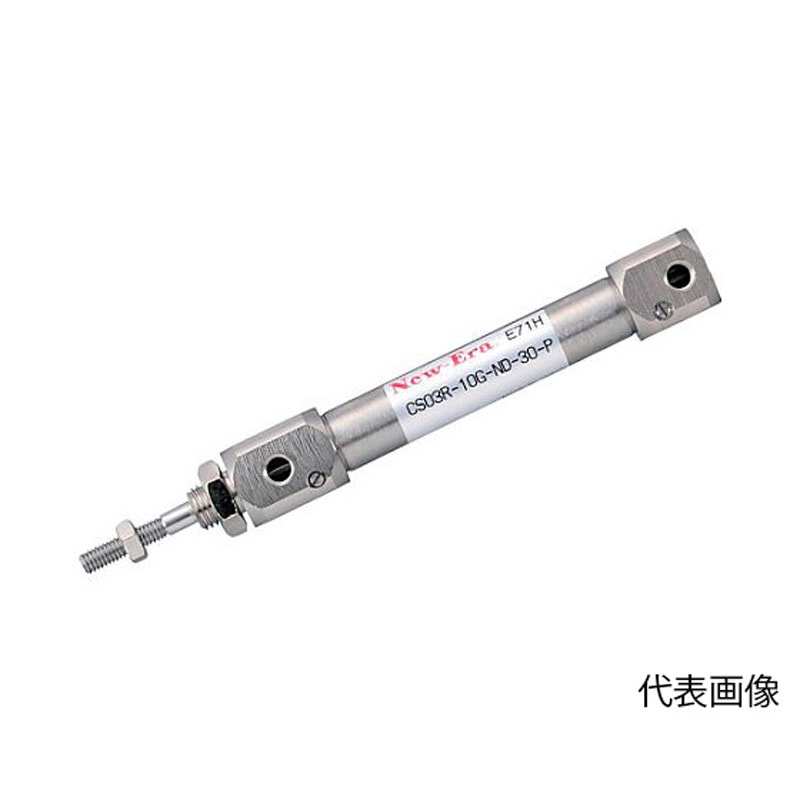 CS03R-16G-ND-300-M-ZC201A2 エアクッション内蔵シリンダΦ16 CS03R-16G-ND-300-Mシリーズ 1個 New-Era(ニューエラー) 【通販モノタロウ】