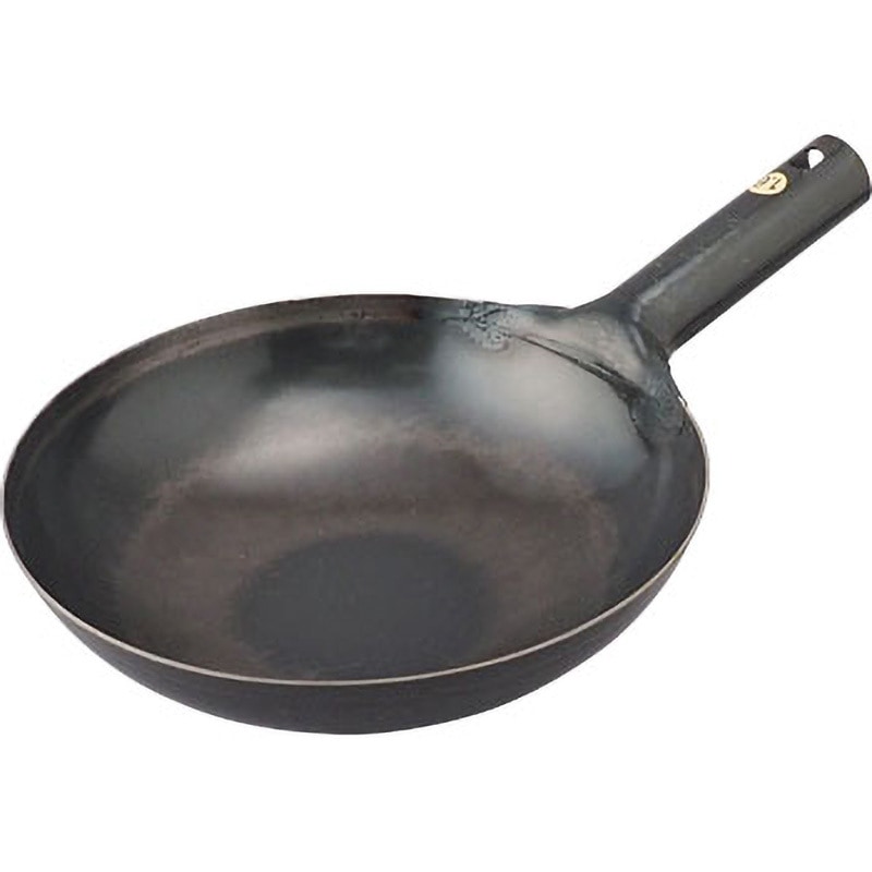 中華鍋 24cm キッチン用品 山田工業所 片手 鉄製 打出 木柄 ハンドル 山田 鉄 打出 中華 公式山田工業所 鉄打出片手中華鍋 （1.2mm） 27cm