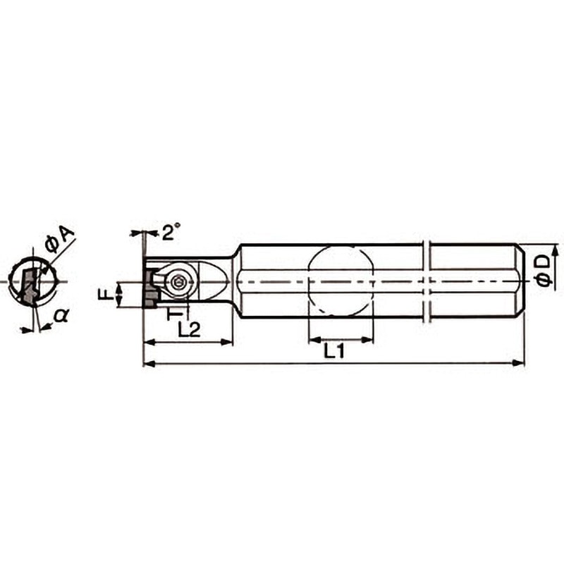 京セラ　GIVL1216-1SS GIVR1216-1SS ホルダー 京セラ 1個 GIVR1216-1SS - 【通販