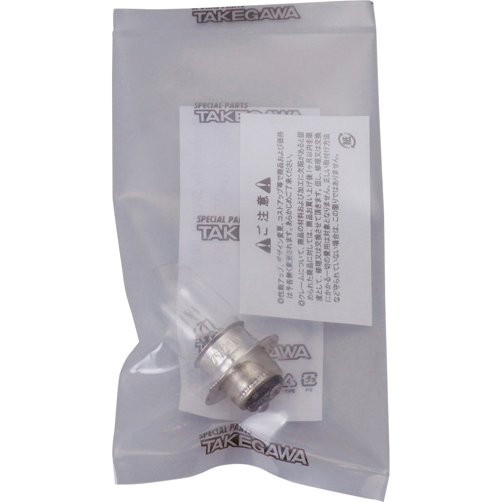 00-05-0263 T19 P15D25-1(TB7/PH7) 12V25/25W クリアバルブ 1個