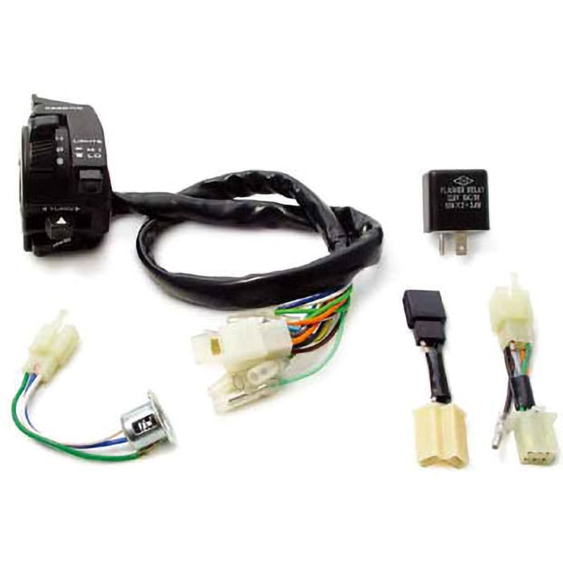 タケ 出品 コンビネーションスイッチASSY (P/C付タイプ) TAKEGAWA(武川) バイク用