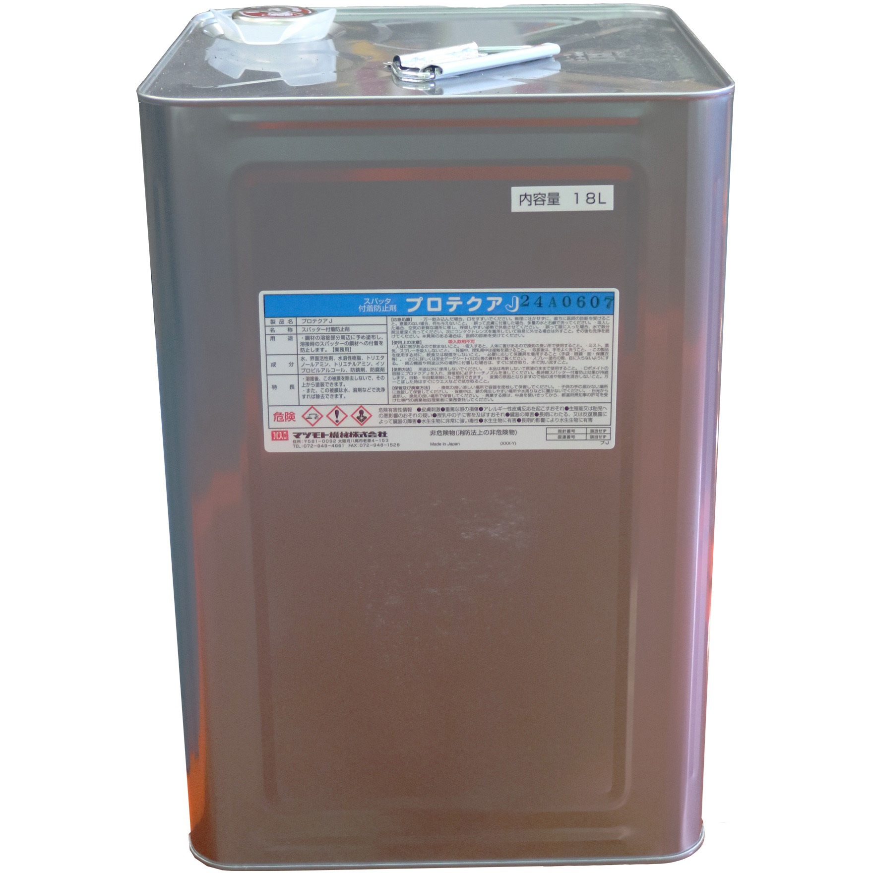 プロテクアJ ロボメイト用部品 1缶(18L) マツモト機械 【通販モノタロウ】